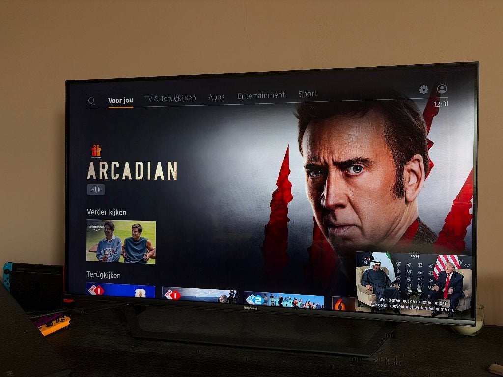 Hisense tv 43 inch QLED, 50 Hz, 100 cm of meer, 4k (UHD), Smart TV