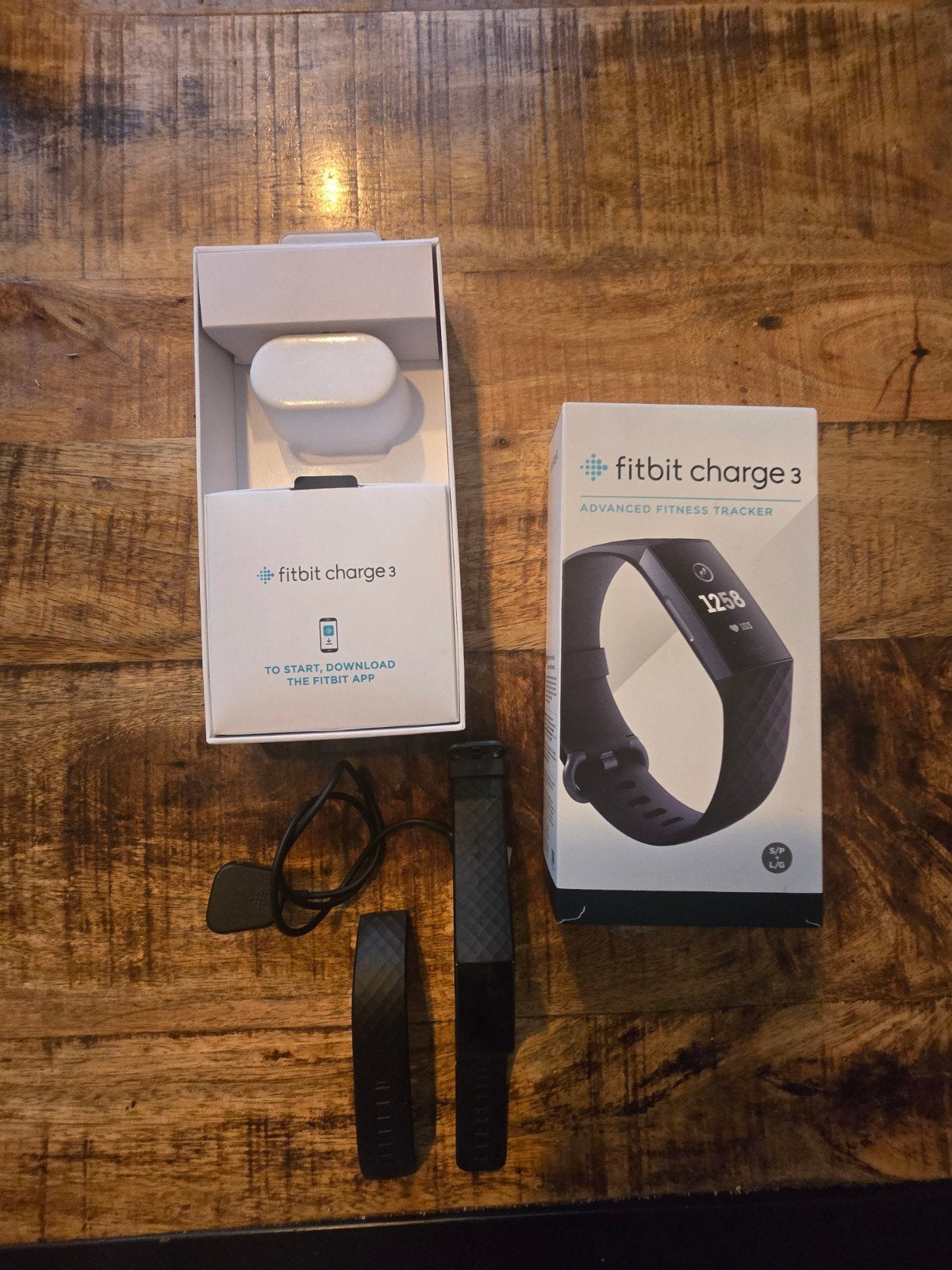 Fitbit, Gebruikt, Zwart, Ophalen of Verzenden, Afstand