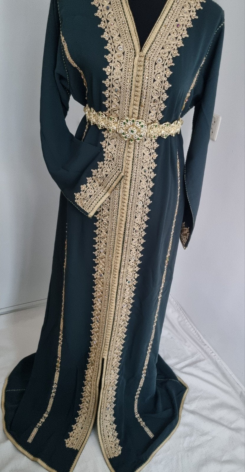 kaftan, marokkaanse jurk, Overige typen, Maat 42/44 (L), Ophalen of Verzenden, Zo goed als nieuw