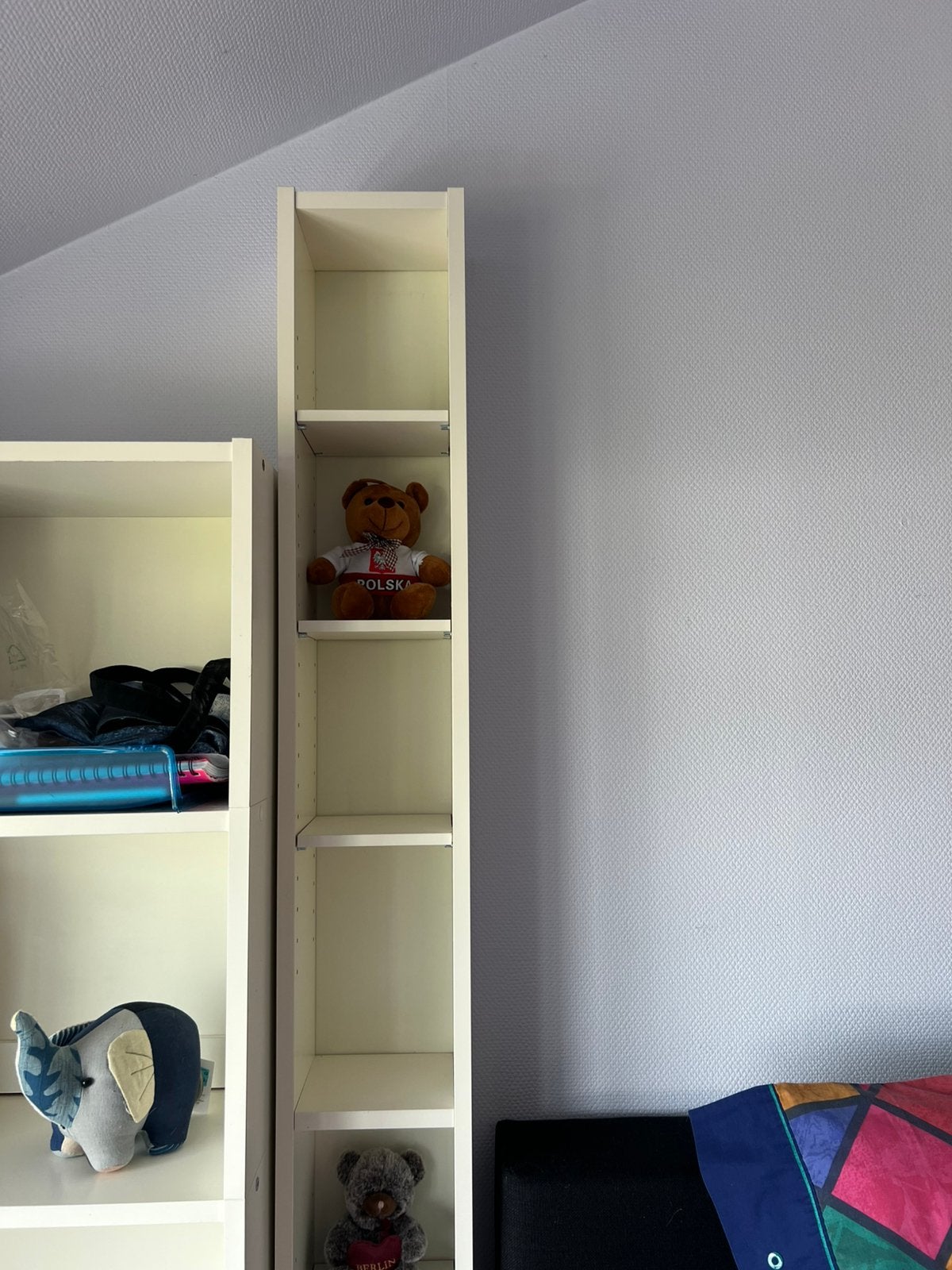 IKEA GNEDBY Wandmeubel - Wit, 202 cm, Ophalen, Met plank(en), Minder dan 50 cm, Gebruikt