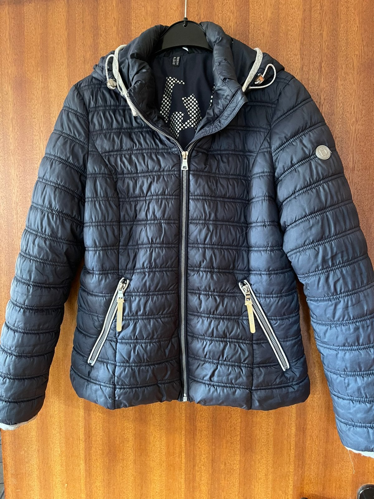 Elegant lichtgewicht donsjasje, Kleding | Dames, Ophalen of Verzenden, Zo goed als nieuw, Maat 38/40 (M), Blauw