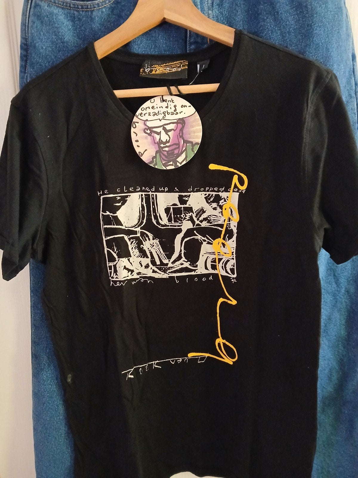Herman Brood T-shirt - Zwart - Maat L - Nieuw met kaartje, Kleding | Heren, Ophalen of Verzenden, Nieuw, Zwart, Herman Brood