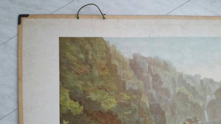 Wolters schoolplaat De Anai-Kloof (Sumatra), Antiek en Kunst, Ophalen, Geschiedenis