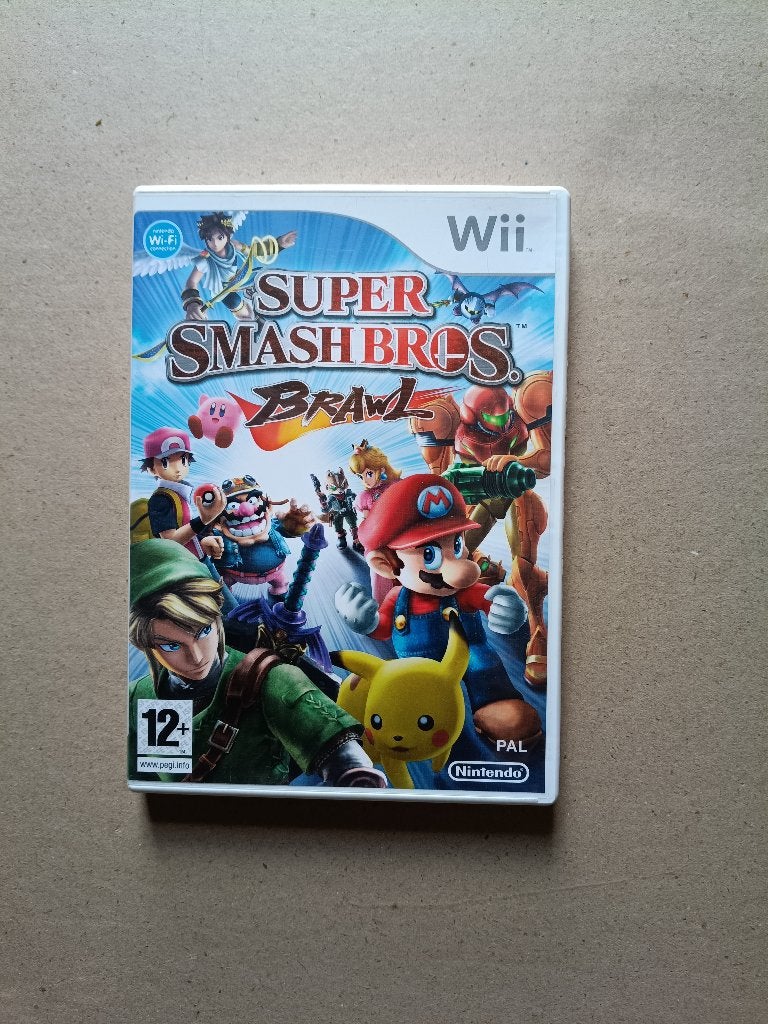 super smash bros brawl nintendo wii, Spelcomputers en Games, Games | Nintendo Wii, Ophalen, Vechten, Zo goed als nieuw, 3 spelers of meer