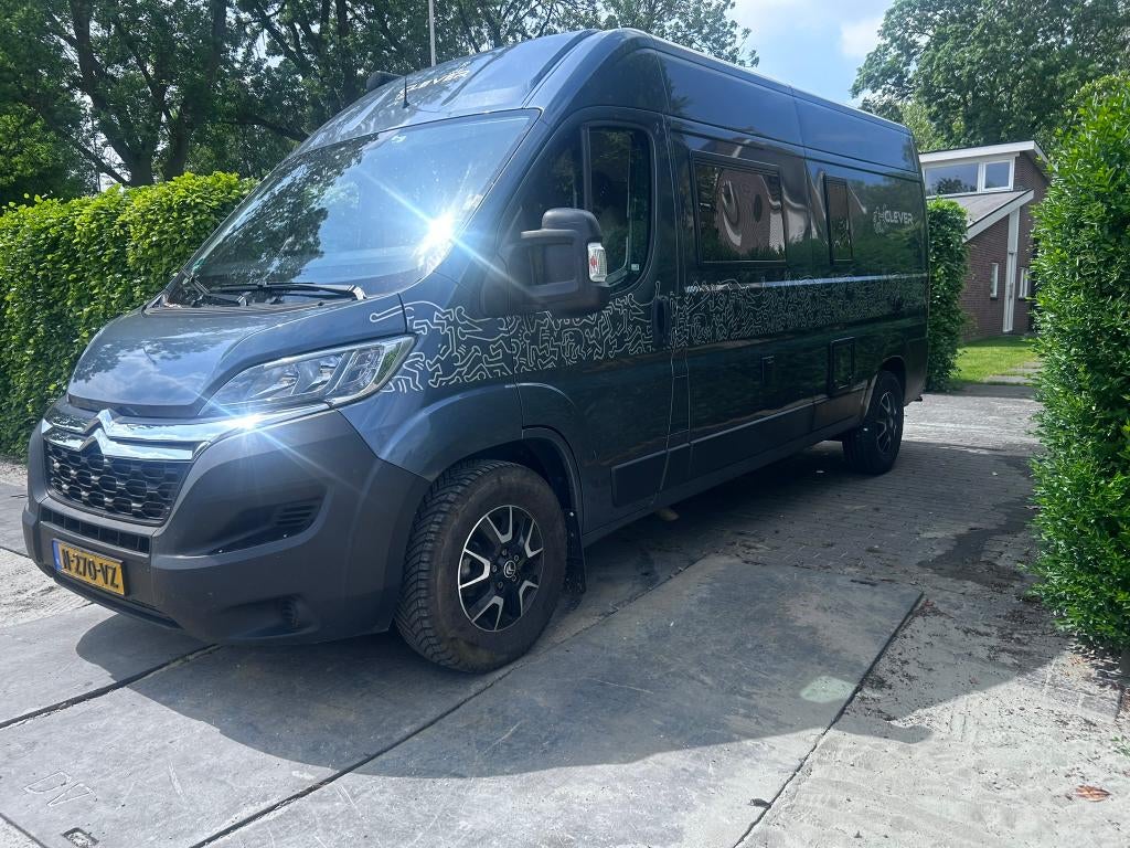Clever Citroen Jumper Buscamper 6 mtr, Caravans en Kamperen, Campers, Achteruitrijcamera, Buscamper of Camperbus, Ringverwarming