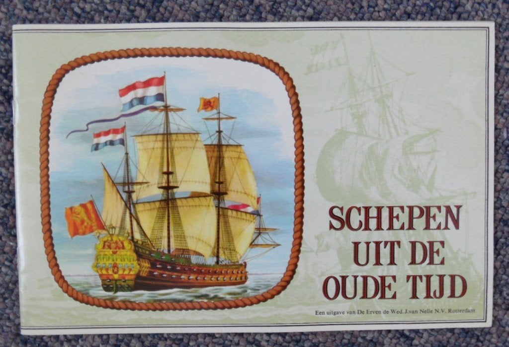 Schepen uit de oude tijd (plaatjesalbum Van Nelle), Ophalen of Verzenden, Nieuw, Zeilboot, Boek of Tijdschrift