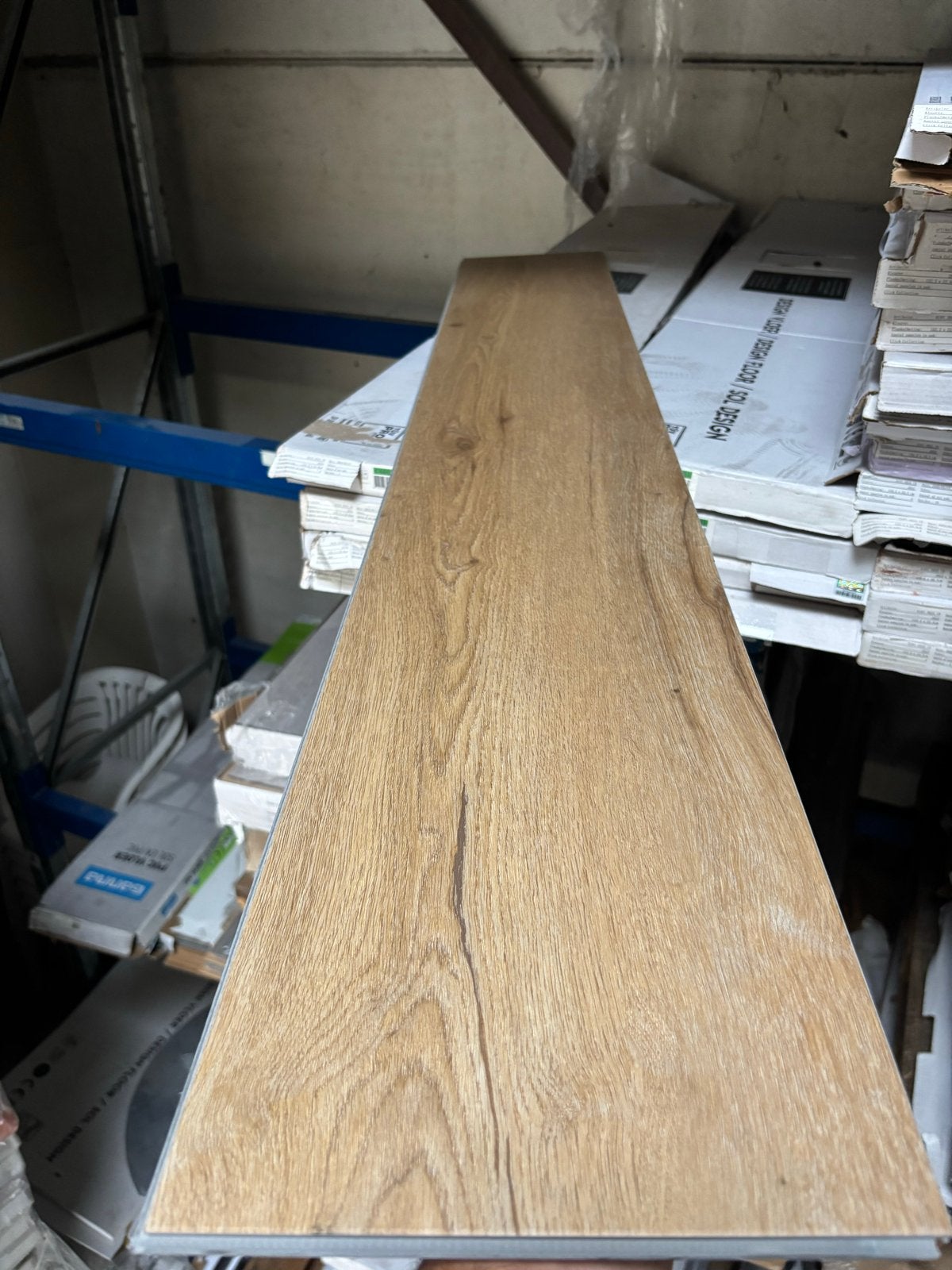 Klik PVC Vloer Bruin Eiken - 17 m², Ophalen, Kunststof, Overige typen, Nieuw