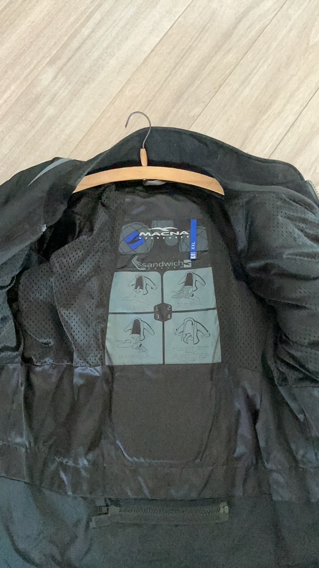 Heren motorjack xxl, Motoren, Ophalen, Tweedehands, Heren, Jas | textiel