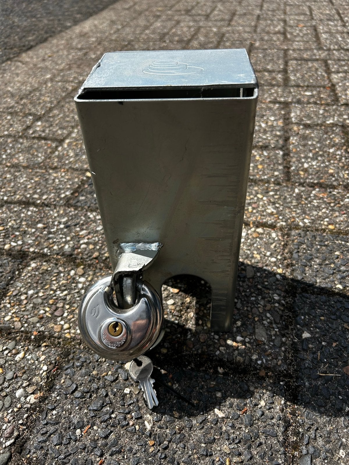 Parkeerbeugel met slot en sleutels voor aanhanger, Ophalen of Verzenden, Nieuw