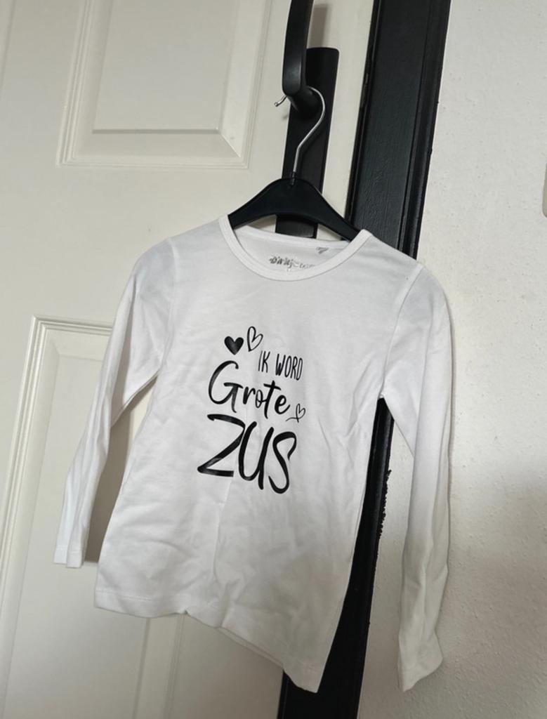 Ik word grote zus shirt merk Dirkje, Ophalen of Verzenden, Nieuw, Meisje, Shirt of Longsleeve