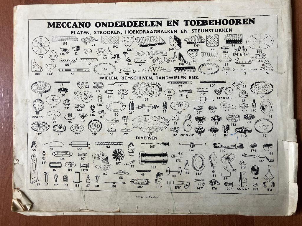 Meccano en Temsi onderdelen en toebehoren, Ophalen, Gebruikt