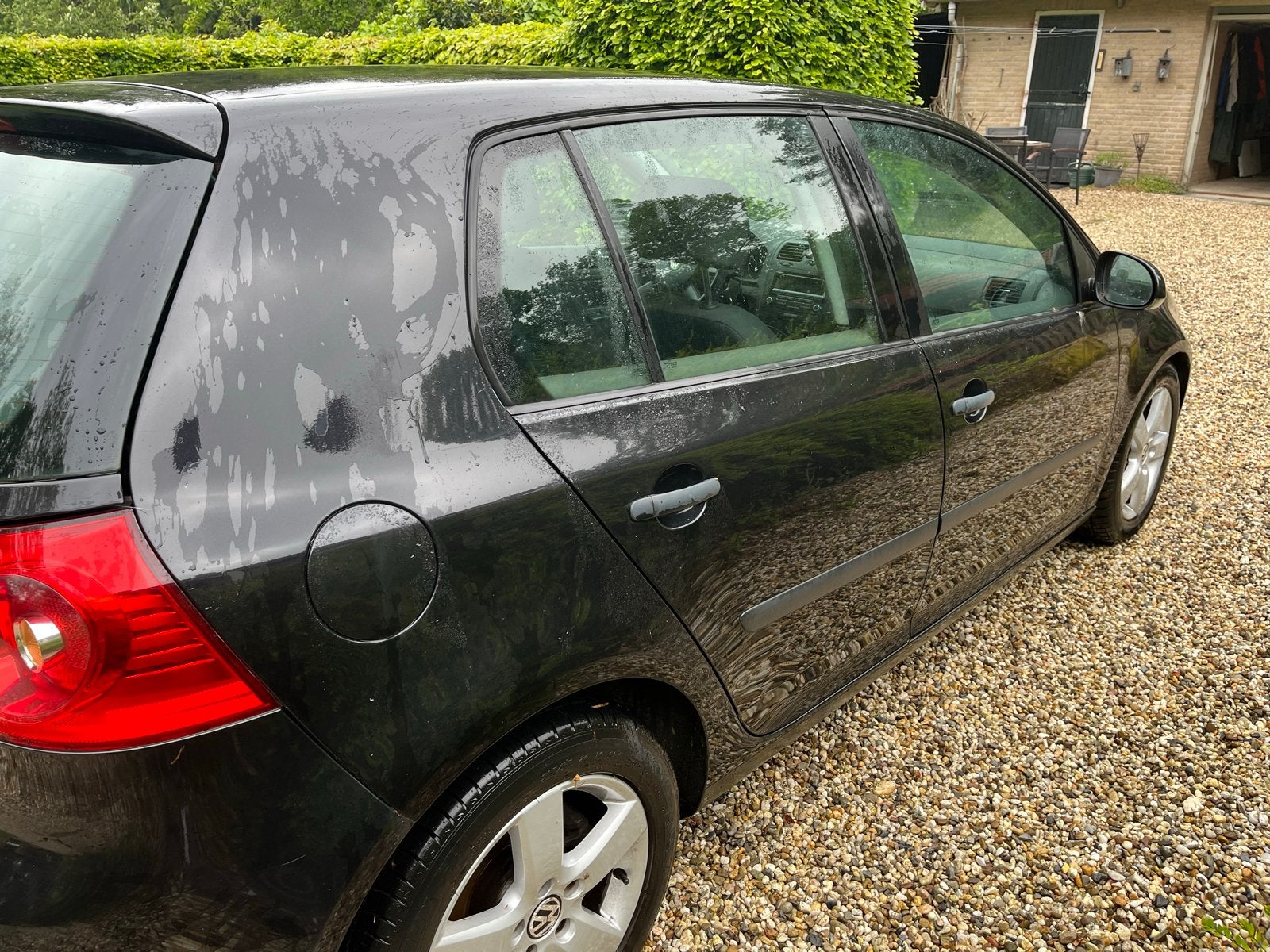 Volkswagen Golf 1.6 16V FSI 85KW 5D 2004 Zwart, Auto's, Voorwielaandrijving, 4 cilinders, 620 kg, Zwart