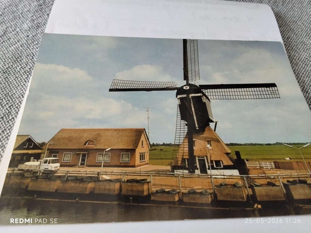 Ansichtkaart Groot Ammers - Hollandse Molen, Ophalen of Verzenden, Voor 1920, Zuid-Holland