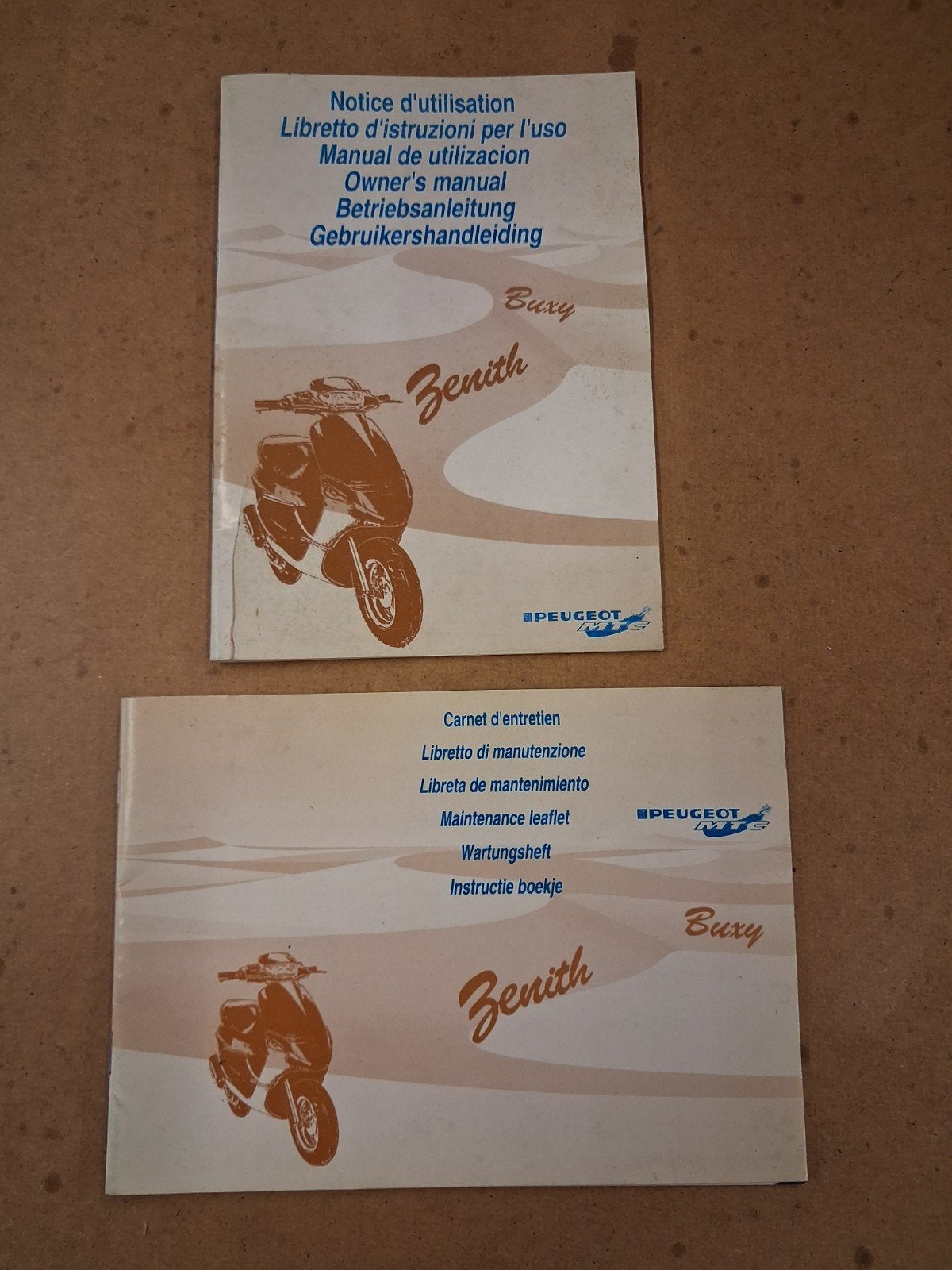 Handleiding Peugeot Zenith Buxy Scooter, Ophalen of Verzenden, Gebruikt