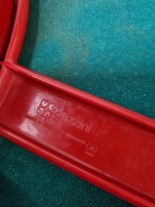 vergiet vintage guzzini rood, Huis en Inrichting, Ophalen of Verzenden, 'T Olde Gre-j, Info@toldegrej.nl, Endepoelstraat 20f Didam