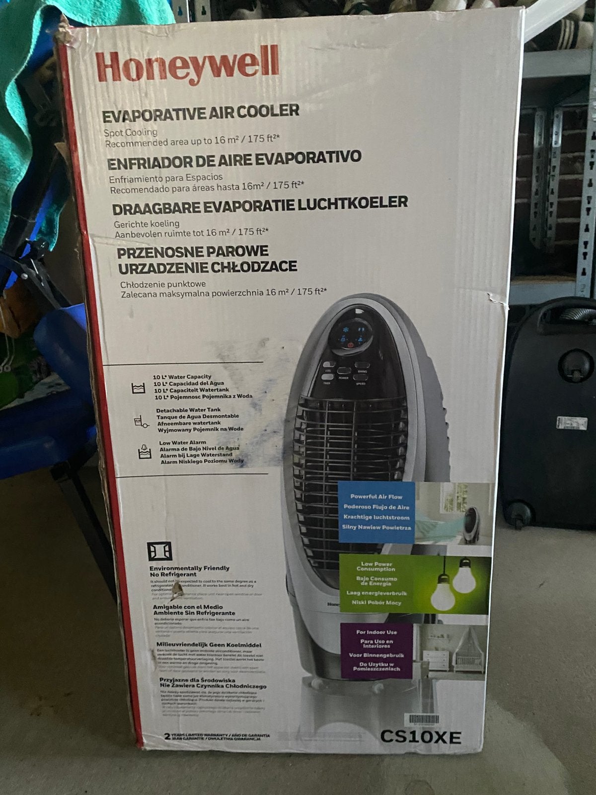 Honeywell air cooler nieuw, Ophalen, Minder dan 60 m³, 3 snelheden of meer, Zo goed als nieuw