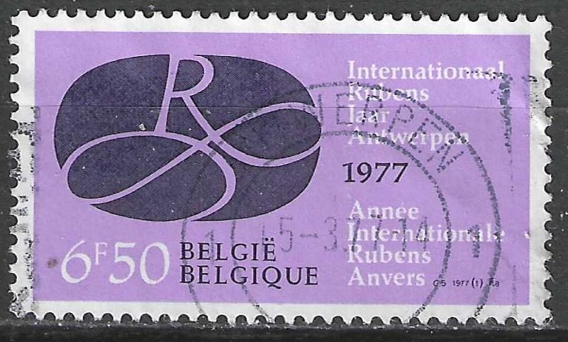 Belgie 1977 - Yvert 1833 /OBP 1838 - Rubensjaar. (ST), Verzenden, Gestempeld, Kunst