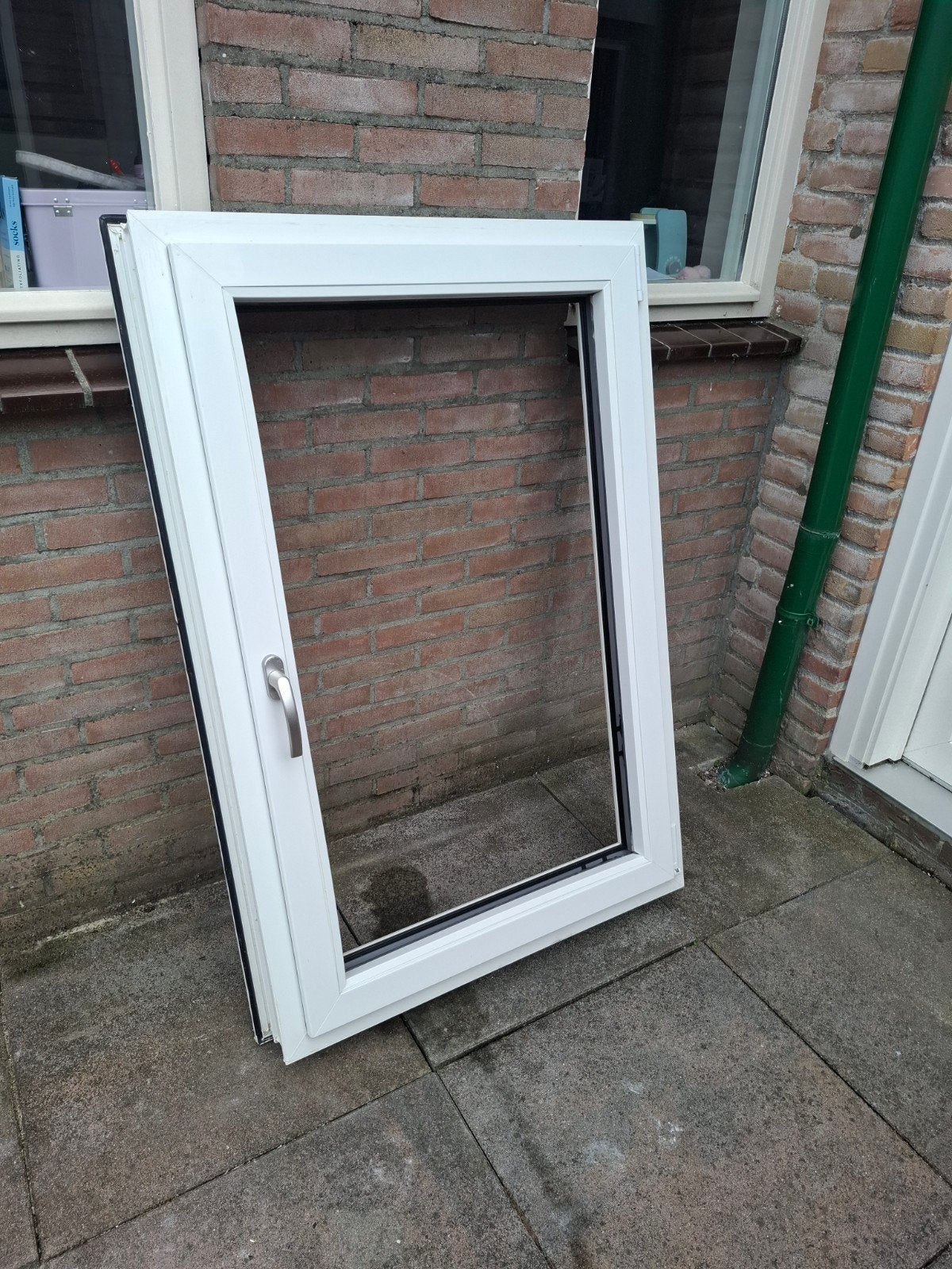 Rehau Synego draaikiep-raam incl Hor, Ophalen, Gevelraam of Ruit, 80 tot 120 cm, 120 tot 160 cm