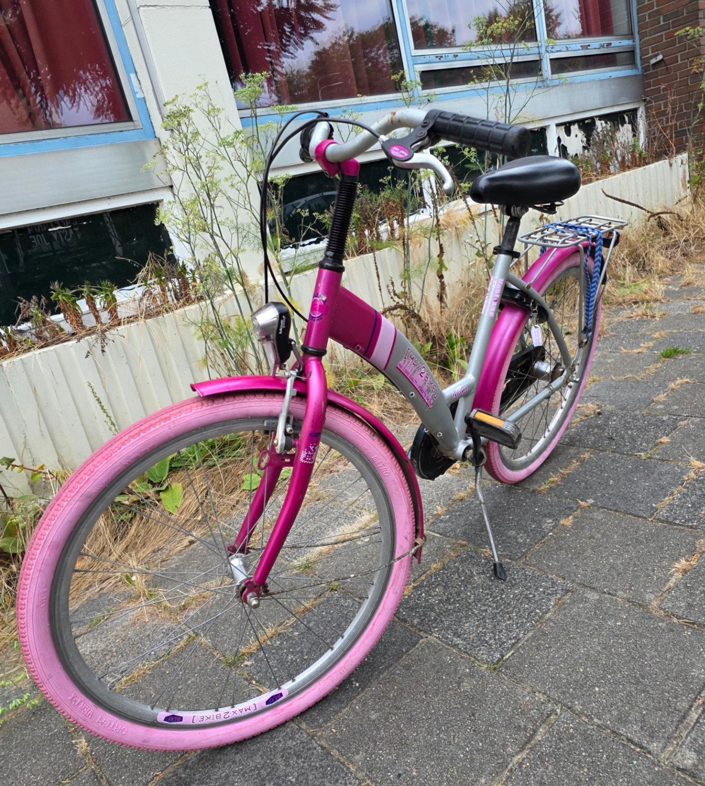 bugged verschillende dames fiets 28 inch met terug trap hand, 56 cm of meer, Ophalen of Verzenden, Gebruikt, Overige merken