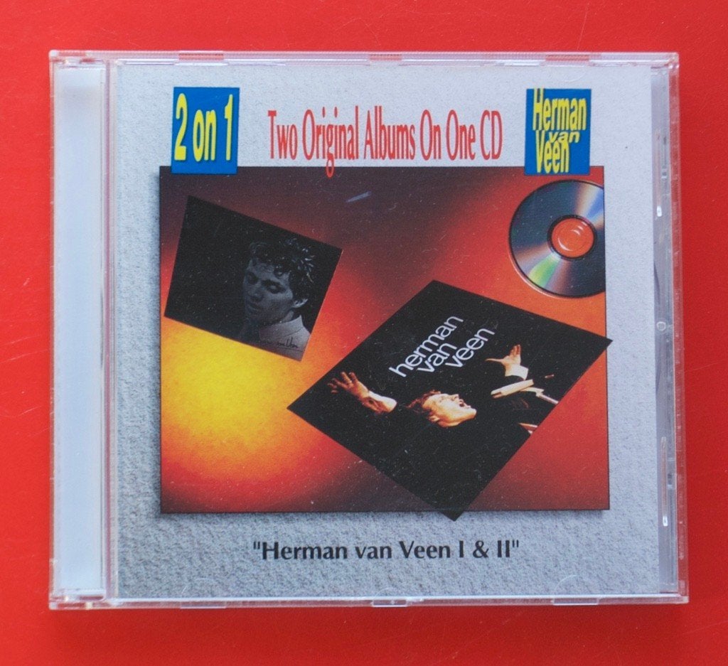 cd Herman van Veen I en II 2 on 1 1968/69 Harlekijn lied, Ophalen of Verzenden, Cd, Volwassene