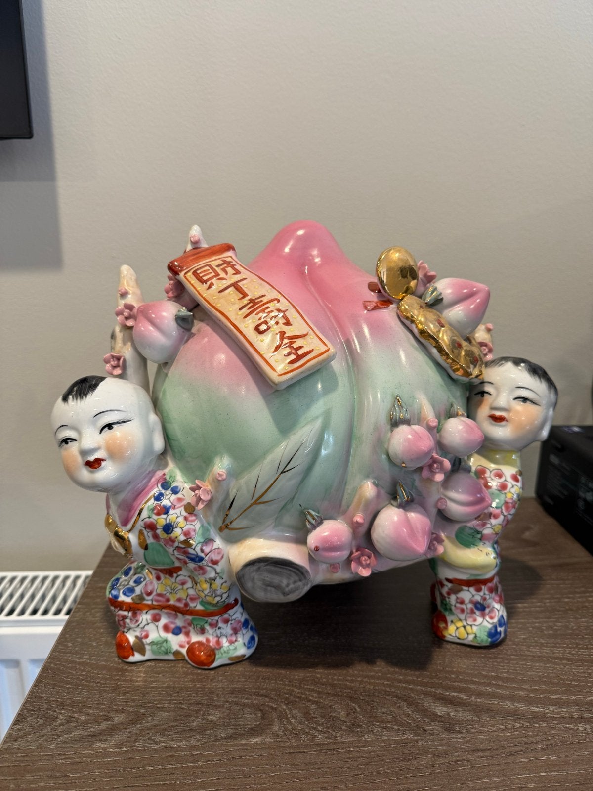 Oud Chinees beeld, Groep mensen, Ophalen of Verzenden, Steen of Keramiek, Beeld