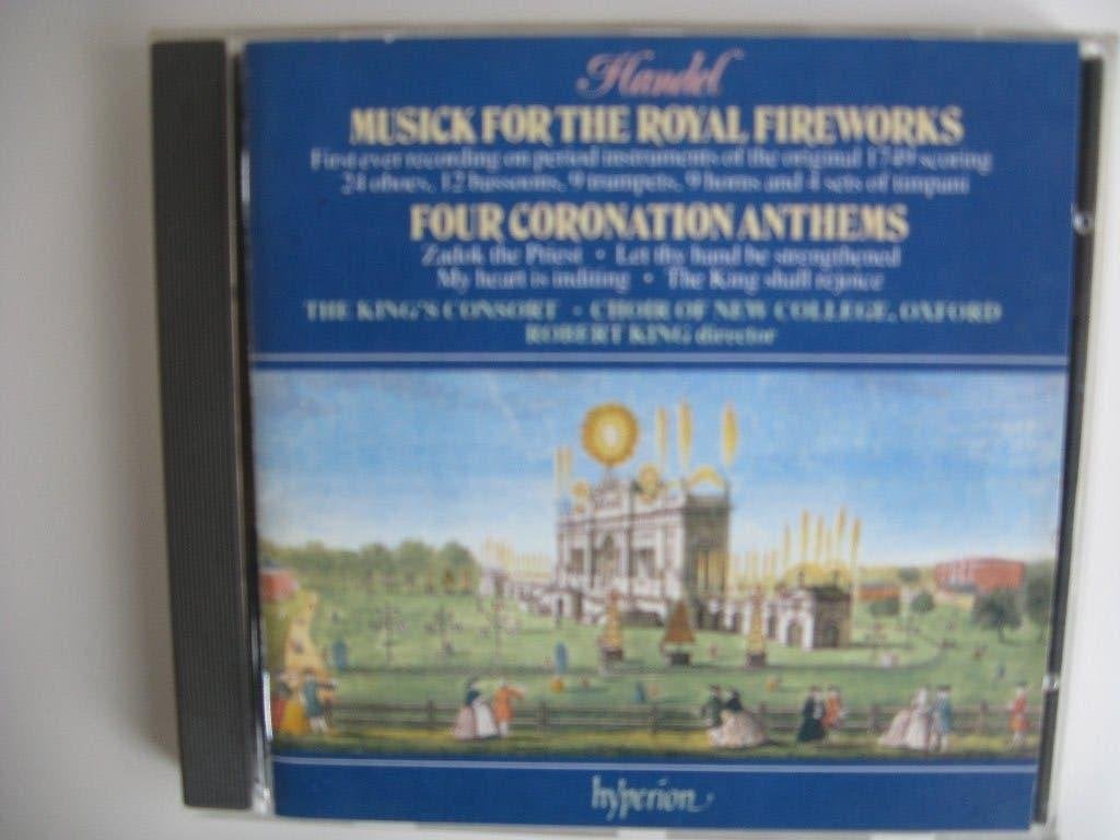 Händel, Music for the Royal Fireworks, Coronation Anthems, Gebruikt, Ophalen of Verzenden, Barok, Händel