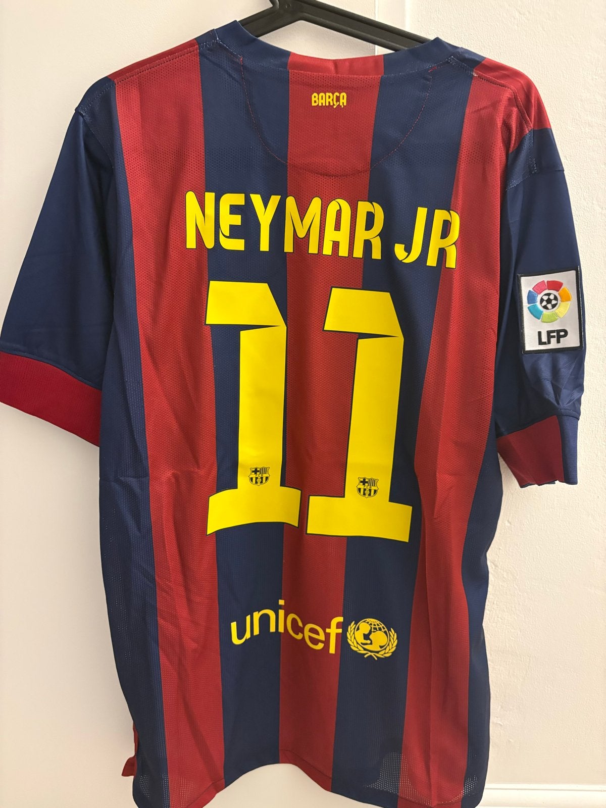 Retro Neymar Jr Barcelona XL nike barca vintage messi suarez, Meerkleurig, Ophalen of Verzenden, Voetbal, Maat 56/58 (XL)