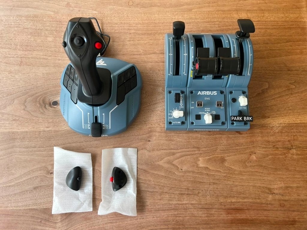 Thrustmaster TCA Captain Pack Airbus, Computers en Software, Joysticks, Ophalen of Verzenden, Zo goed als nieuw, Thrustmaster