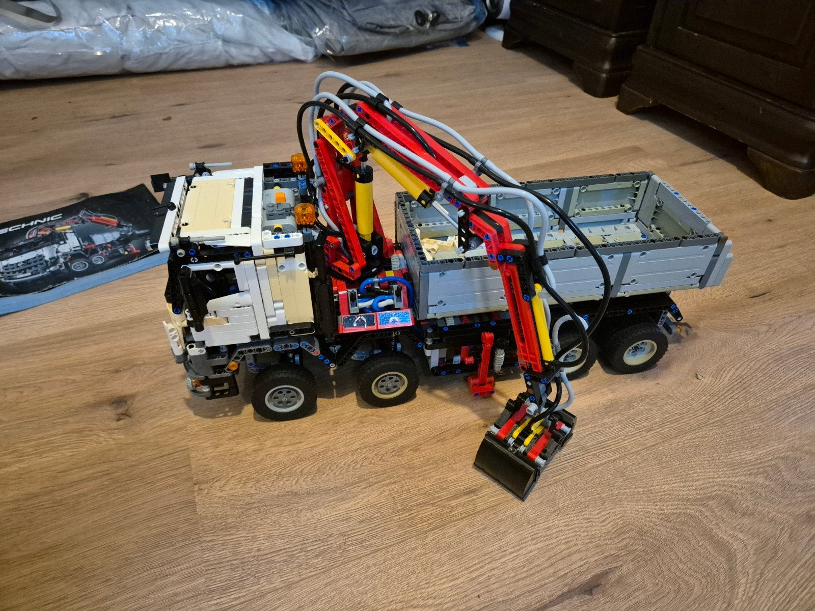 Lego Technic 42043 met extra onderdelen, Ophalen of Verzenden, Gebruikt