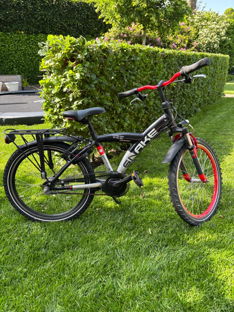 Batavus Snake Kinderfiets 22 inch, 3 versnellingen, Ophalen, Gebruikt, Terugtraprem, 20 inch of meer