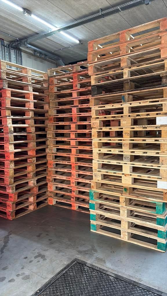 Mooie blokpallets 100x120, altijd op voorraad, Zakelijke goederen, Partijgoederen en Retail | Verpakking en Verzending, Ophalen of Verzenden
