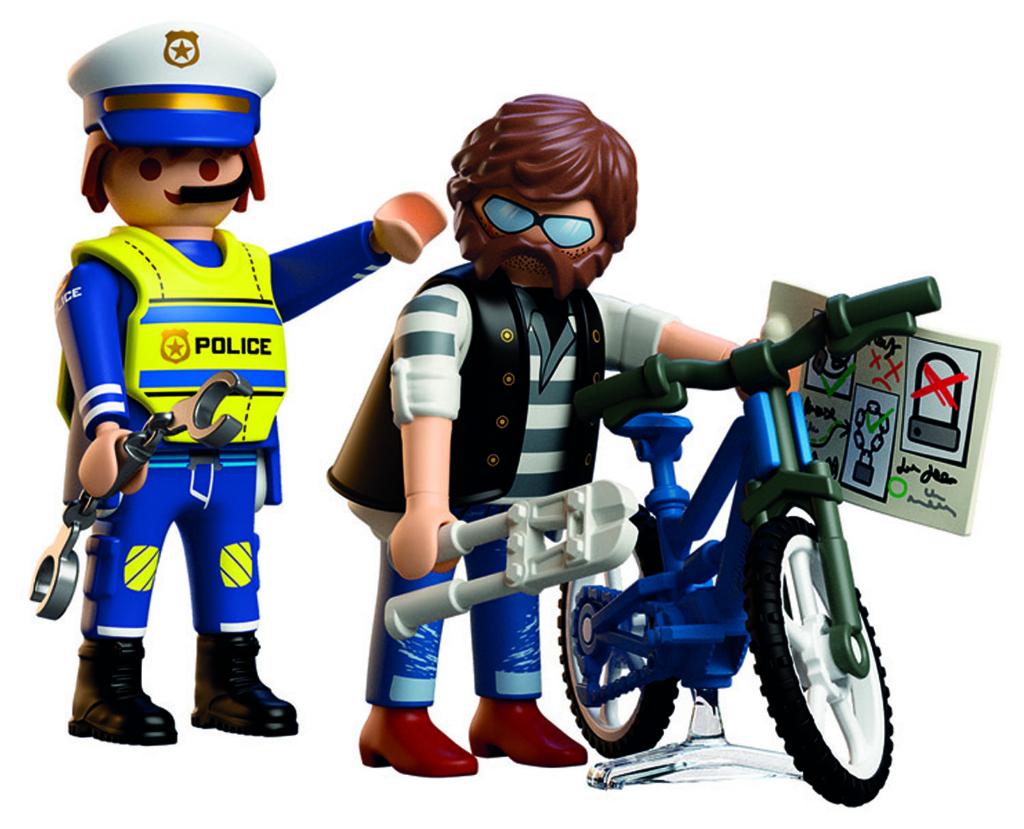 PLAYMOBIL 72076 Fietsendiefstal met Politie 11dlg, Ophalen of Verzenden, Nieuw, Complete set