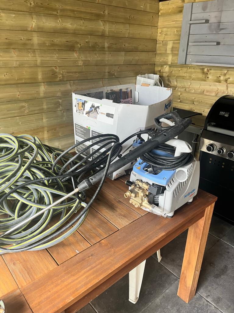 Hogedrukreiniger Kranzle 1050 P - Krachtig en Compact, Ophalen, Zo goed als nieuw, Elektrisch, Met autostop en -start
