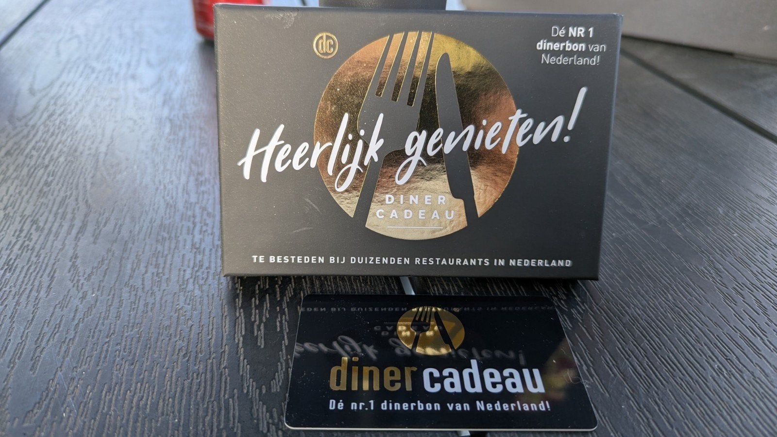 Diner cadeau t.w.v 100 euro, Twee personen, Cadeaubon, Overige typen
