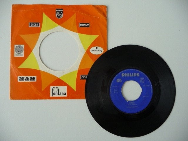 single THE JUMPING JEWELS -WHEELS -Philips Records, 1961, Gebruikt, 7 inch, Ophalen of Verzenden, Pop