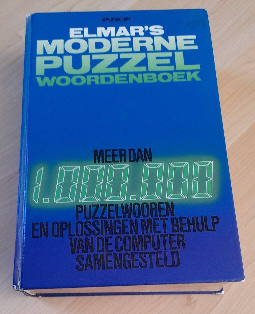 ELMARS MODERNE PUZZELWOORDENBOEK Meer dan 1.000.000, Ophalen of Verzenden, Gelezen