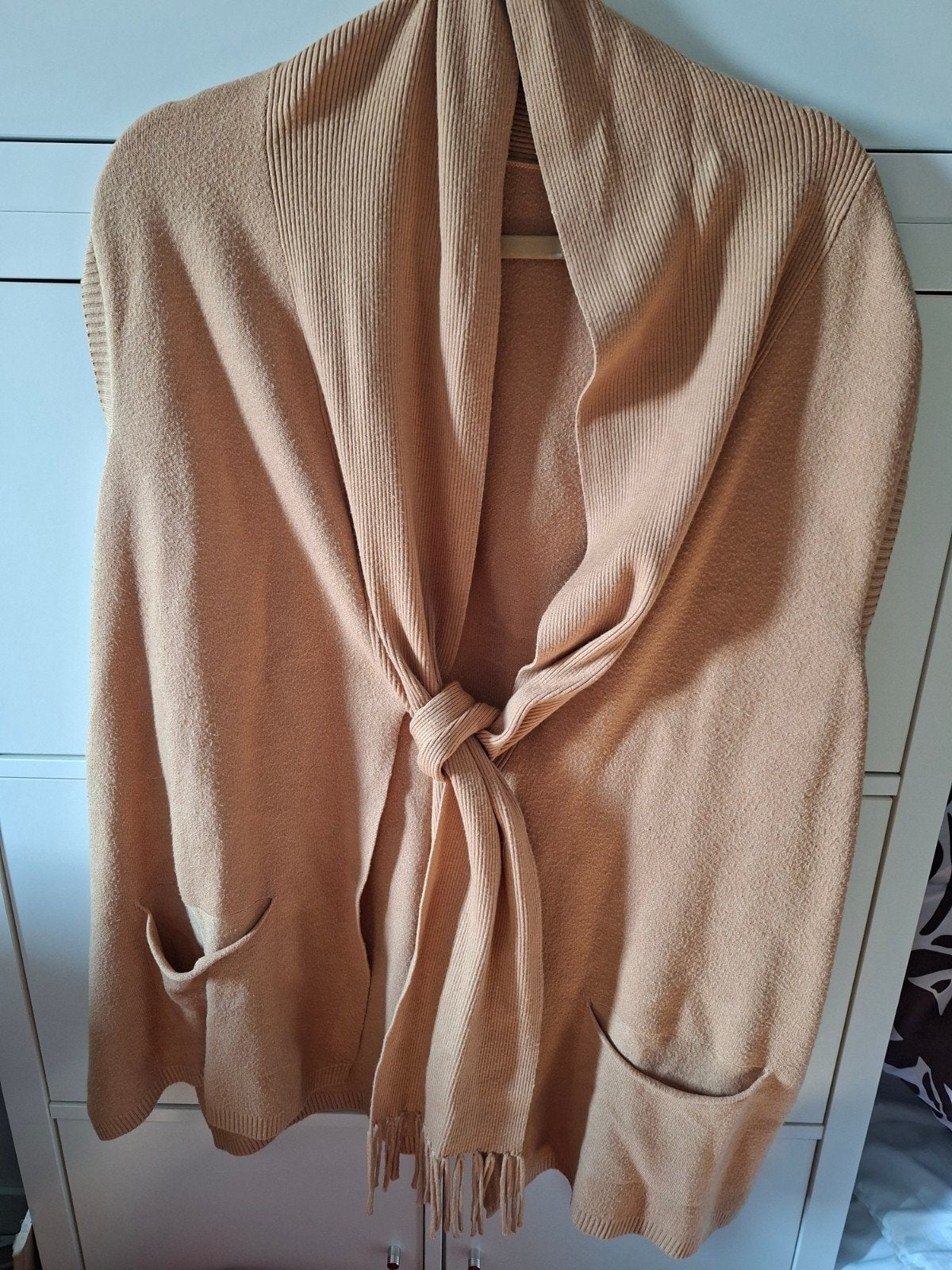 mouwloos vest sjaalkeaag maat52, Kleding | Dames, Ophalen of Verzenden, Zo goed als nieuw, Bruin, Trui of Vest