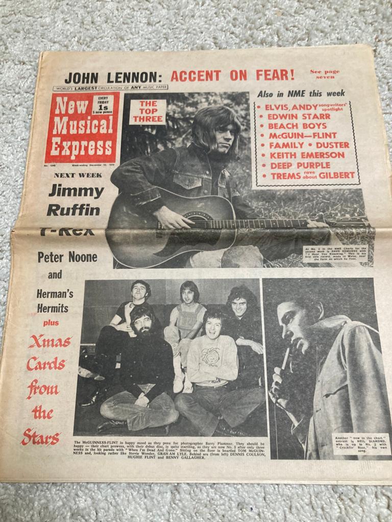 NME 1970 DEEP PURPLE Beach Boys ELVIS Keith Emerson, Boeken, Ophalen of Verzenden, Gelezen, Muziek, Film of Tv