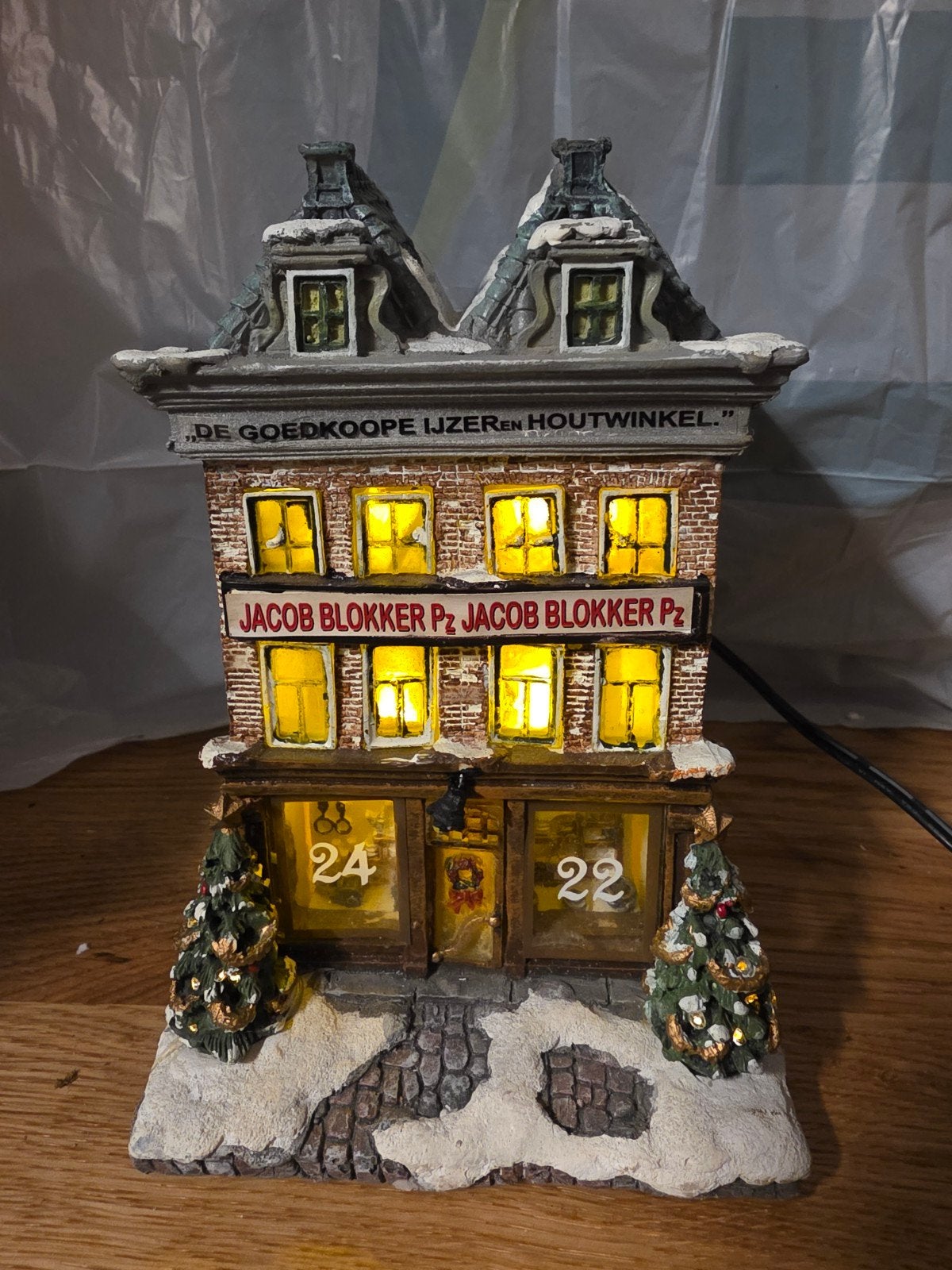 Typisch Hollands kerstdorp blokker winkeltje kerst, Ophalen of Verzenden