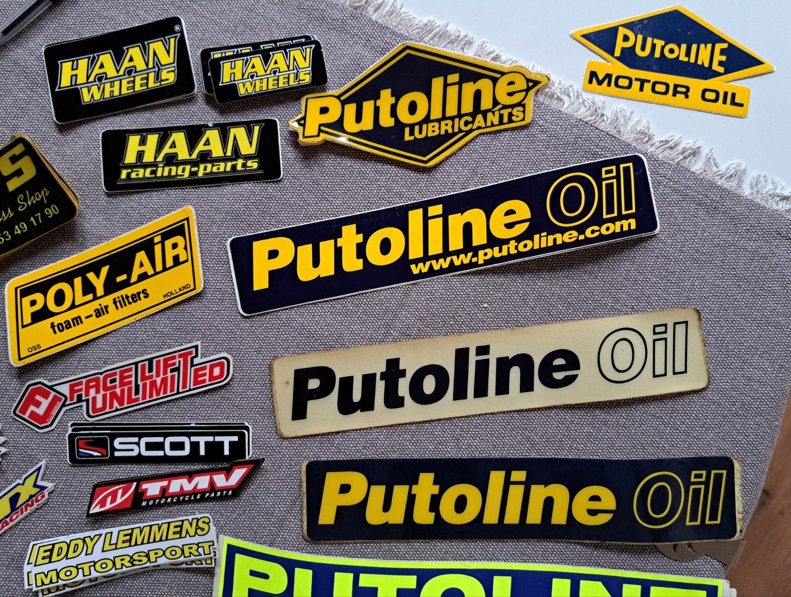 Diverse new old stock nieuwe en vintage crossmotor stickers2, Ophalen of Verzenden