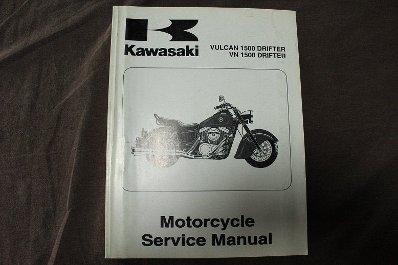 Kawasaki Vulcan 1500 Drifter VN1500 1999 service manual, Motoren, Ophalen of Verzenden, Kawasaki