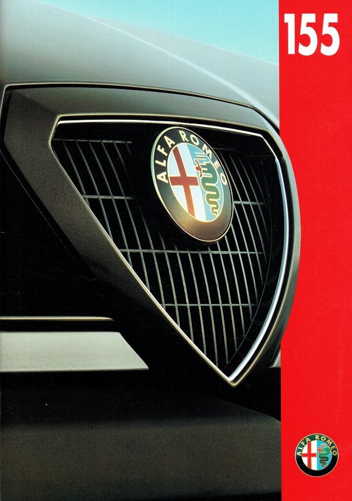 Folder Alfa Romeo 155 (1994), Verzenden, Zo goed als nieuw, Alfa Romeo