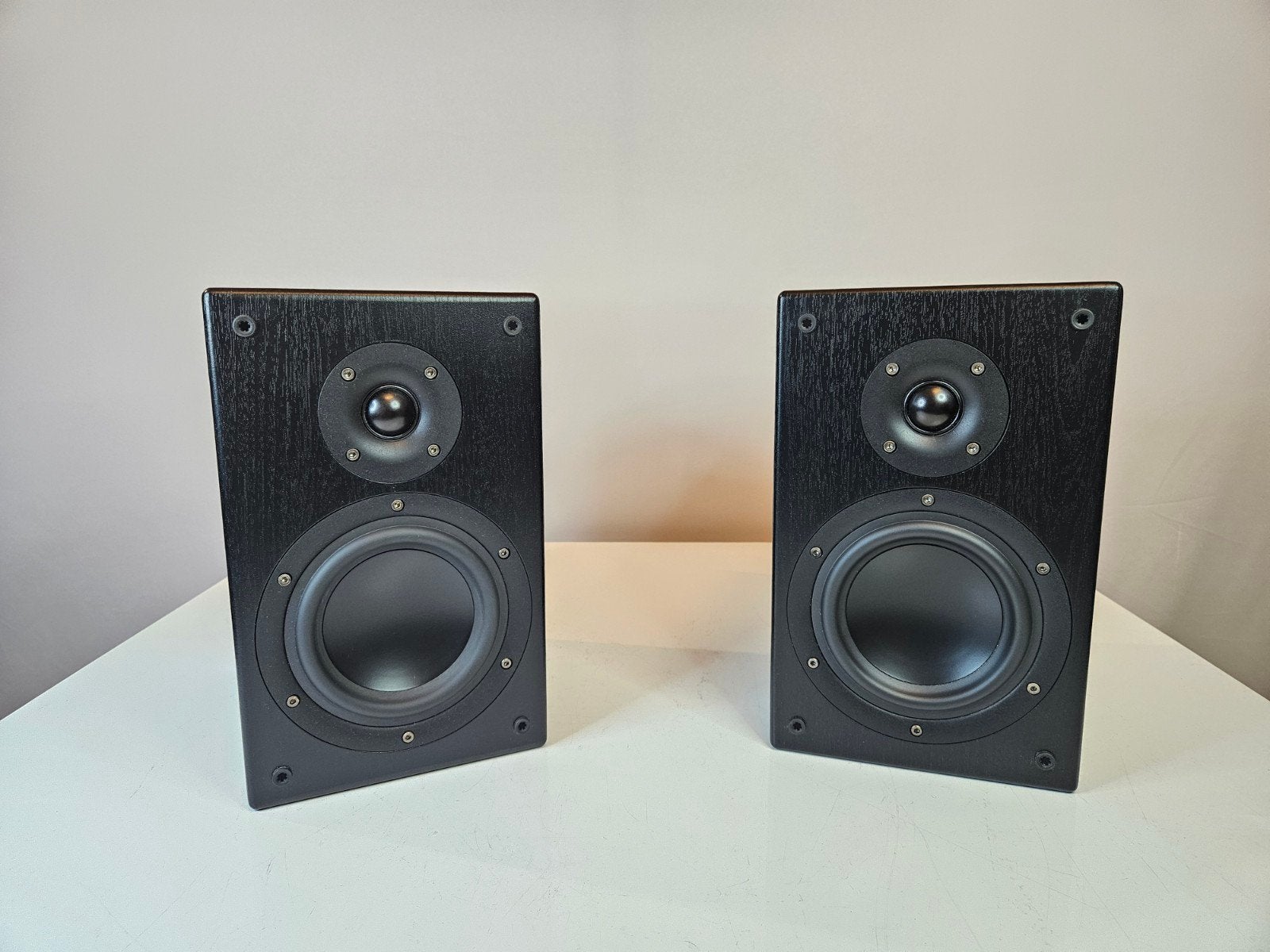 Denon SC-F107 Boekenplank Luidsprekers - Zwart (Set van 2), Gebruikt, Niet gespecificeerd op product, Ophalen of Verzenden, 60 tot 120 watt