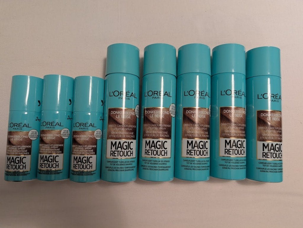 L'Oreal Magic Retouch - 8 NIEUWE verpakkingen: 150ml / 75ml, Ophalen of Verzenden, Nieuw