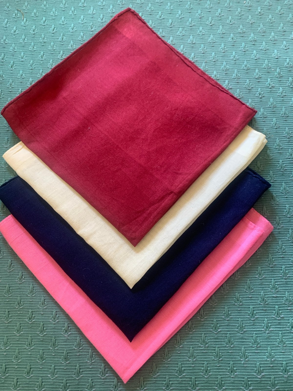 4 Kamgaren Pochetten 30 cm - Diverse Kleuren, Ophalen of Verzenden, Nieuw