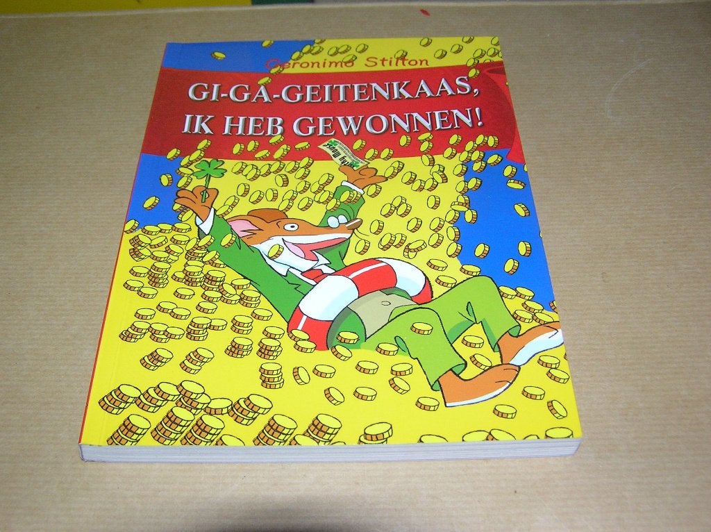 Gi-ga-geitenkaas, ik heb gewonnen!- Geronimo Stilton 26, Ophalen of Verzenden, Zo goed als nieuw, Geronimo Stilton, Fictie