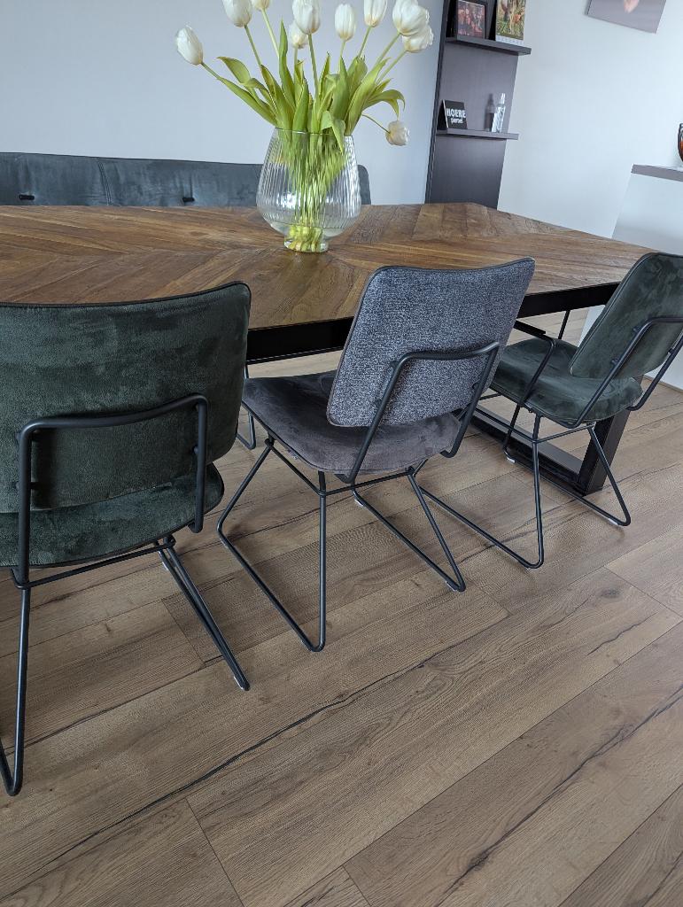 Eetkamerset Xooon, Ophalen, Zo goed als nieuw, 4 tot 6 stoelen