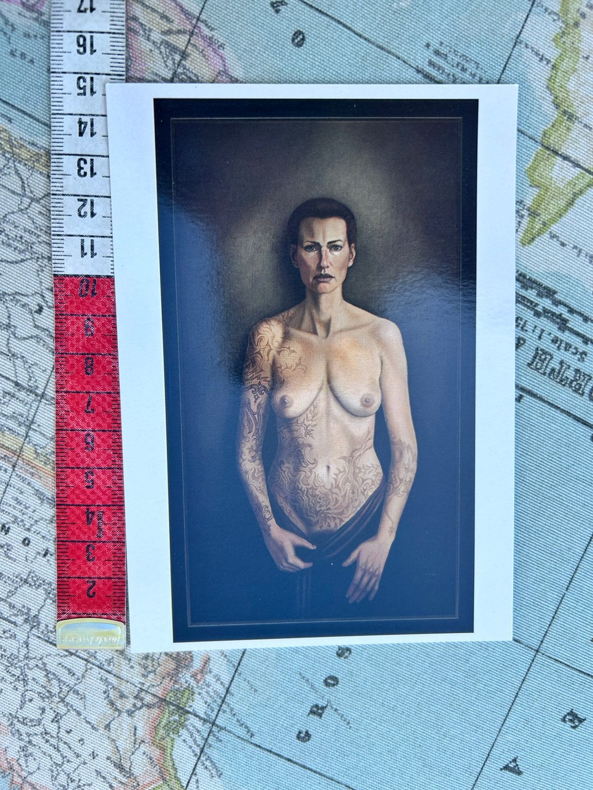 352. Boomerangkaart Art Naakte vrouw B.Sternheim, Verzamelen, Ophalen of Verzenden, Ongelopen
