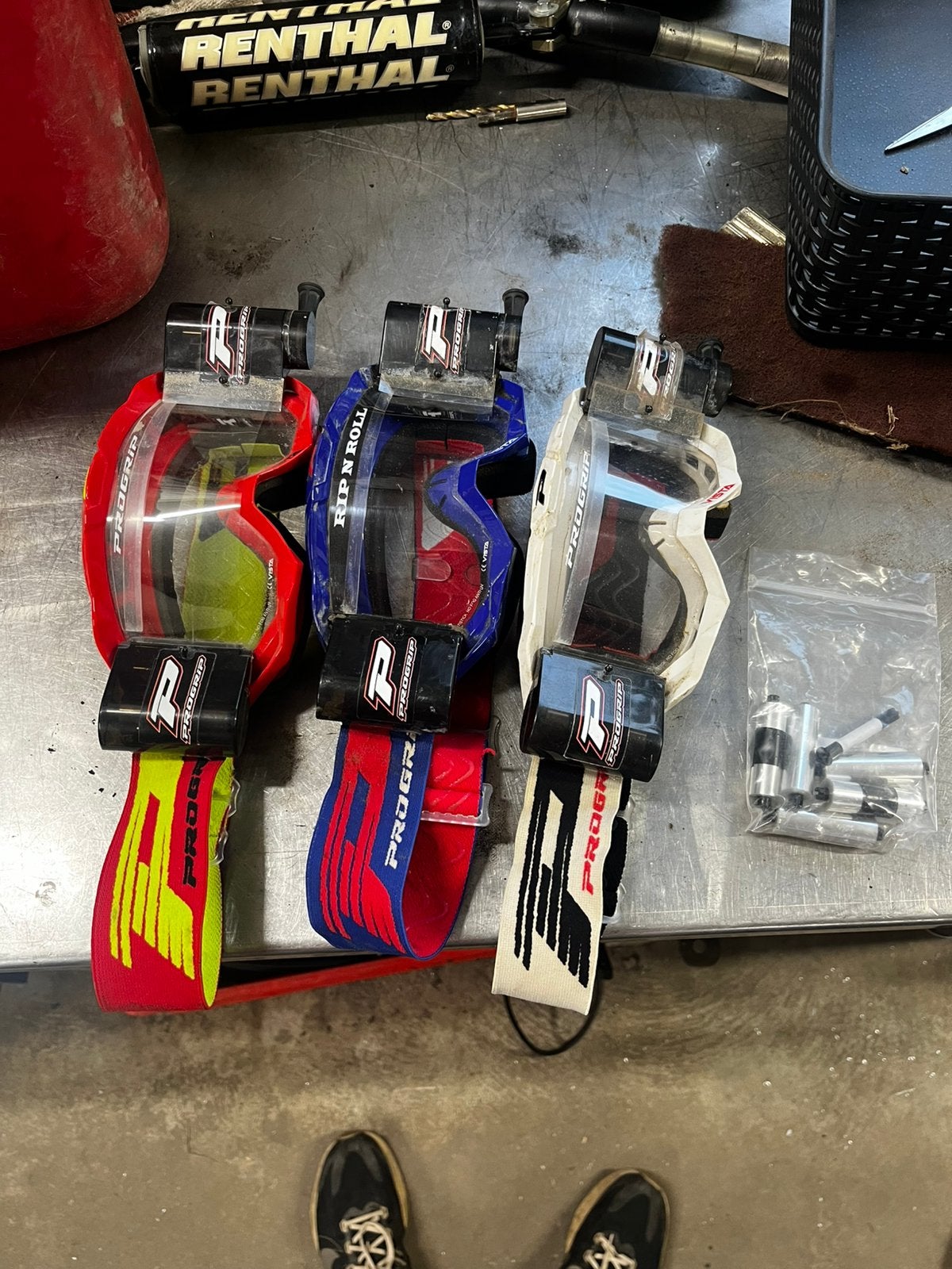Progrip Vista xxl roll off brillen crossbrillen, Motoren, Kleding | Motorkleding, Ophalen of Verzenden, Tweedehands