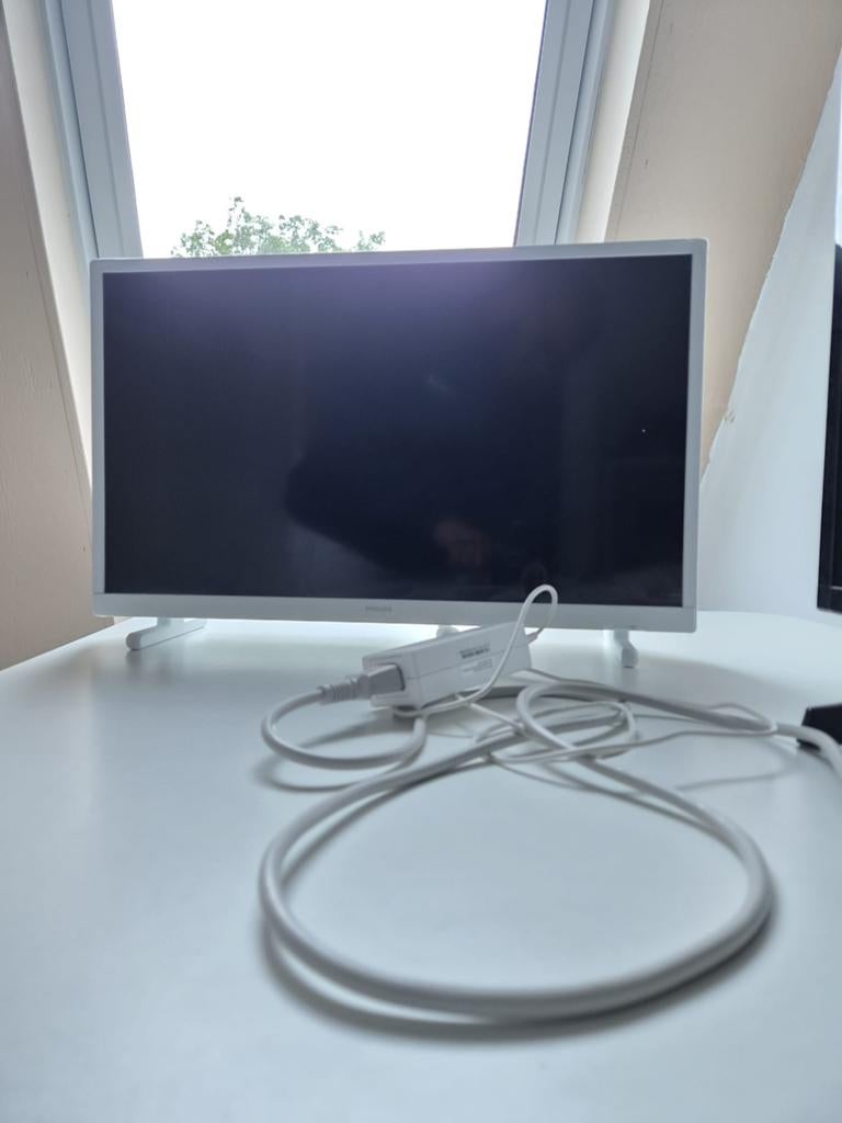 Monitor/ TV 24 inch Philips, Ophalen of Verzenden, 60 tot 80 cm, 50 Hz, Philips